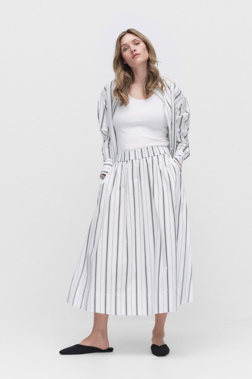 Carmelia skirt BLACK STRIPE